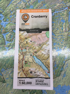 Cranberry Region Topographic Map | Backroad Mapbooks