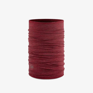 Lightweight Merino Wool | Mars Red Multistripes | Buff