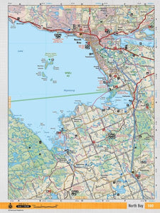 North Bay Topographic Map | CCON100 | Backroad Mapbooks