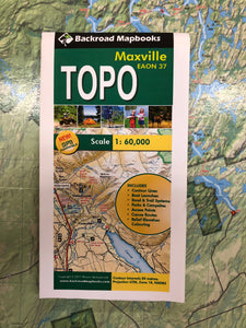 Maxville Topographic Map | CCON63 | Backroad Mapbooks