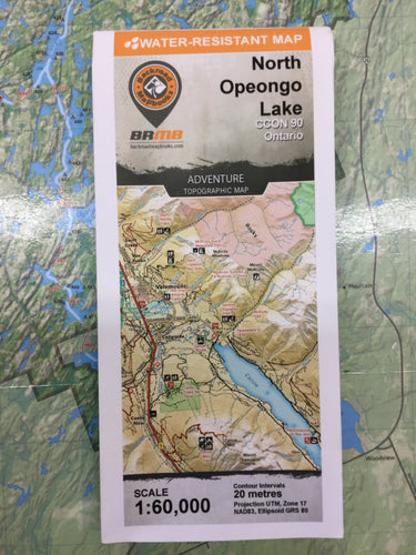 North Opeongo Lake Topographic Map | CCON90 | Backroad Mapbooks