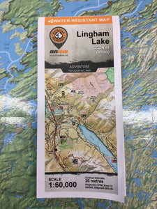 Lingham Lake Adventure Topographic Map | CCON41 | Backroad Mapbooks