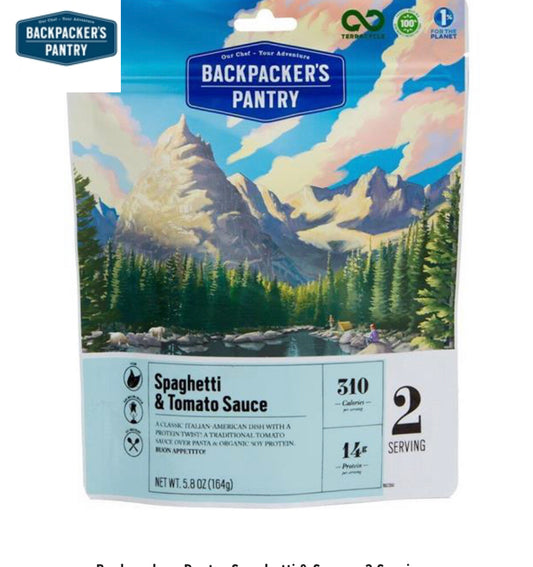 Spaghetti & Tomato Sauce by Backpacker’s pantry