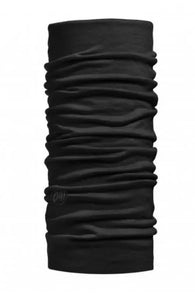 Lightweight Merino Wool | Solid Black | Buff