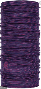 Lightweight Merino Wool | Purple Multi Stripes | Buff