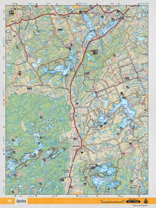 Apsley Adventure Topographic Map | CCON39 | Backroad Mapbooks