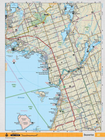 Beaverton Topographic Map | CCON22 | Backroad Mapbooks