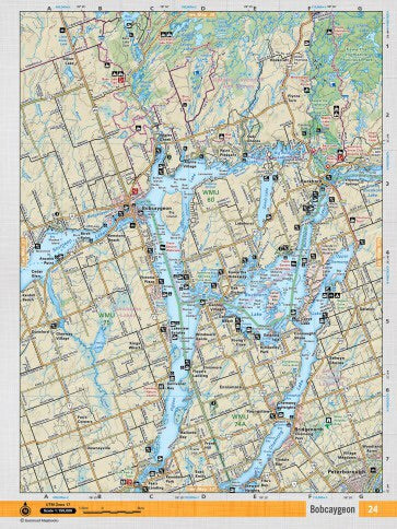 Bobcaygeon Adventure Waterproof Map | CCON24 | Backroad Mapbooks